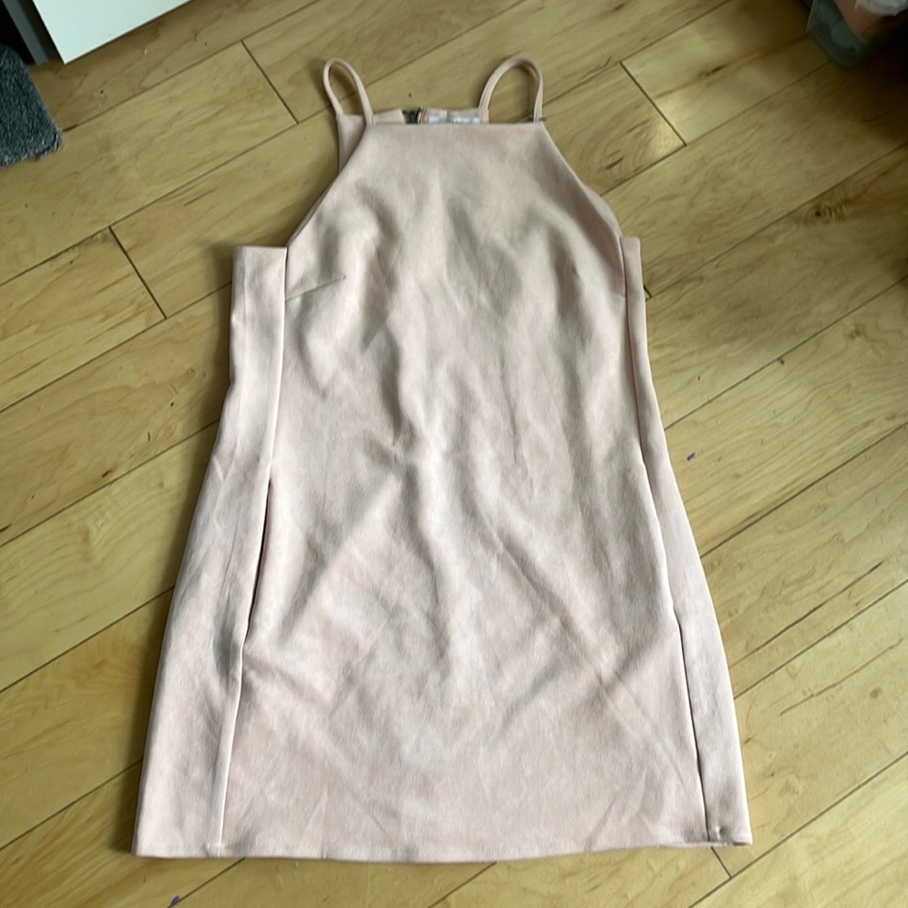 Jack by BB Dakota Faux Suede Dress large - Picture 2 of 8